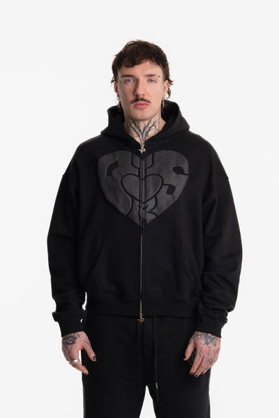 ZIP HOODIE BLACK