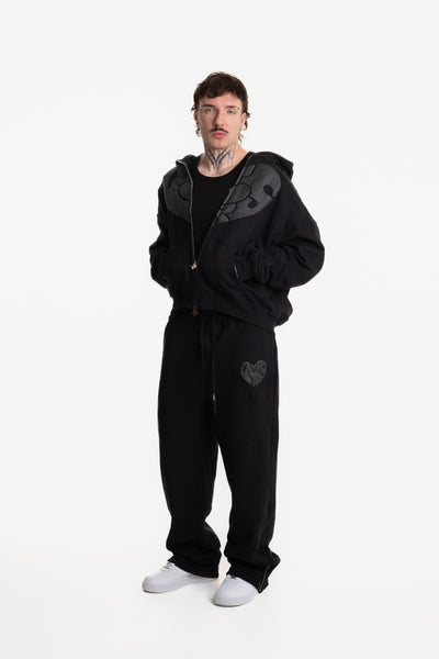 ZIP HOODIE BLACK