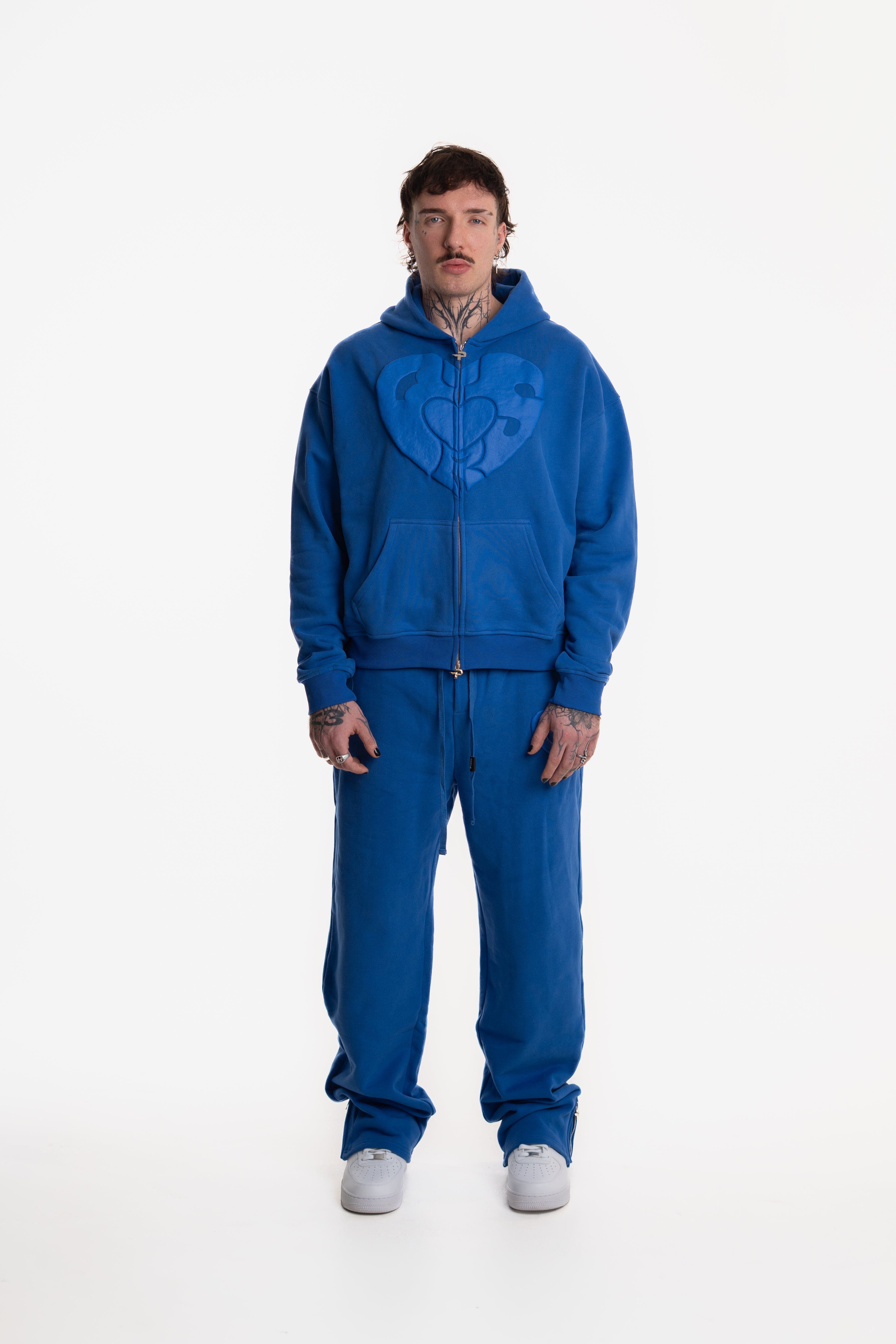 ZIP HEM JOGGER BLUE