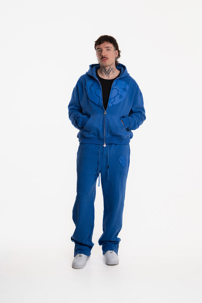 ZIP HOODIE BLUE