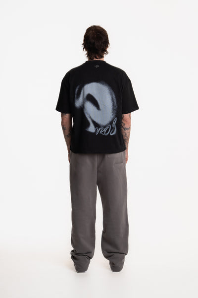 PERSON PRINTED T-SHIRT BLACK