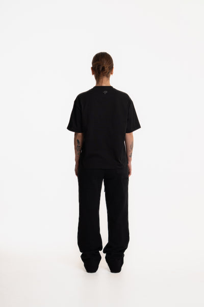 NAUGHTY GIRL T-SHIRT BLACK