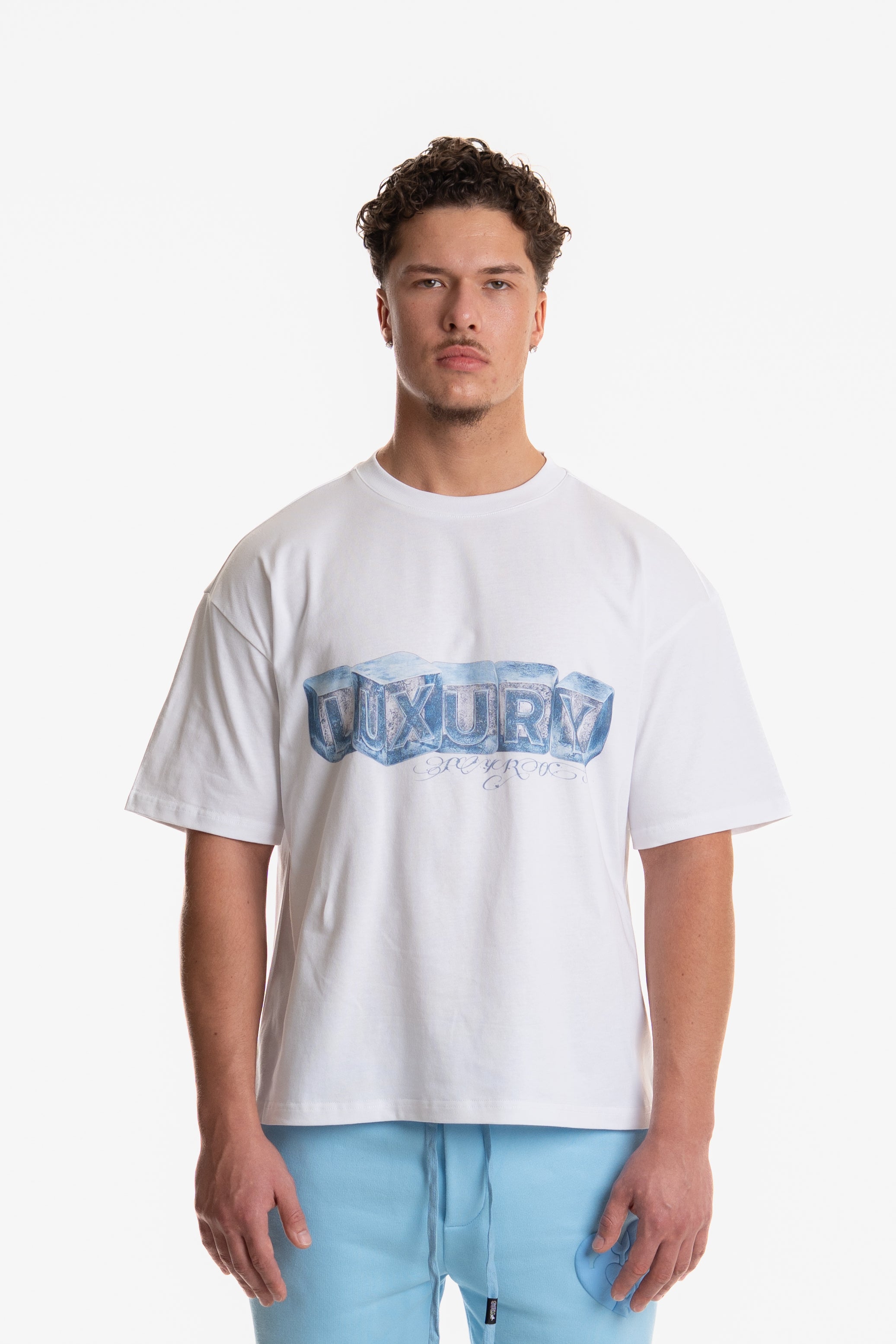 LUXURY PRINTED T-SHIRT WHITE