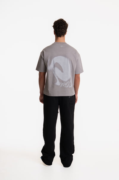 PERSON PRINTED T-SHIRT GREY