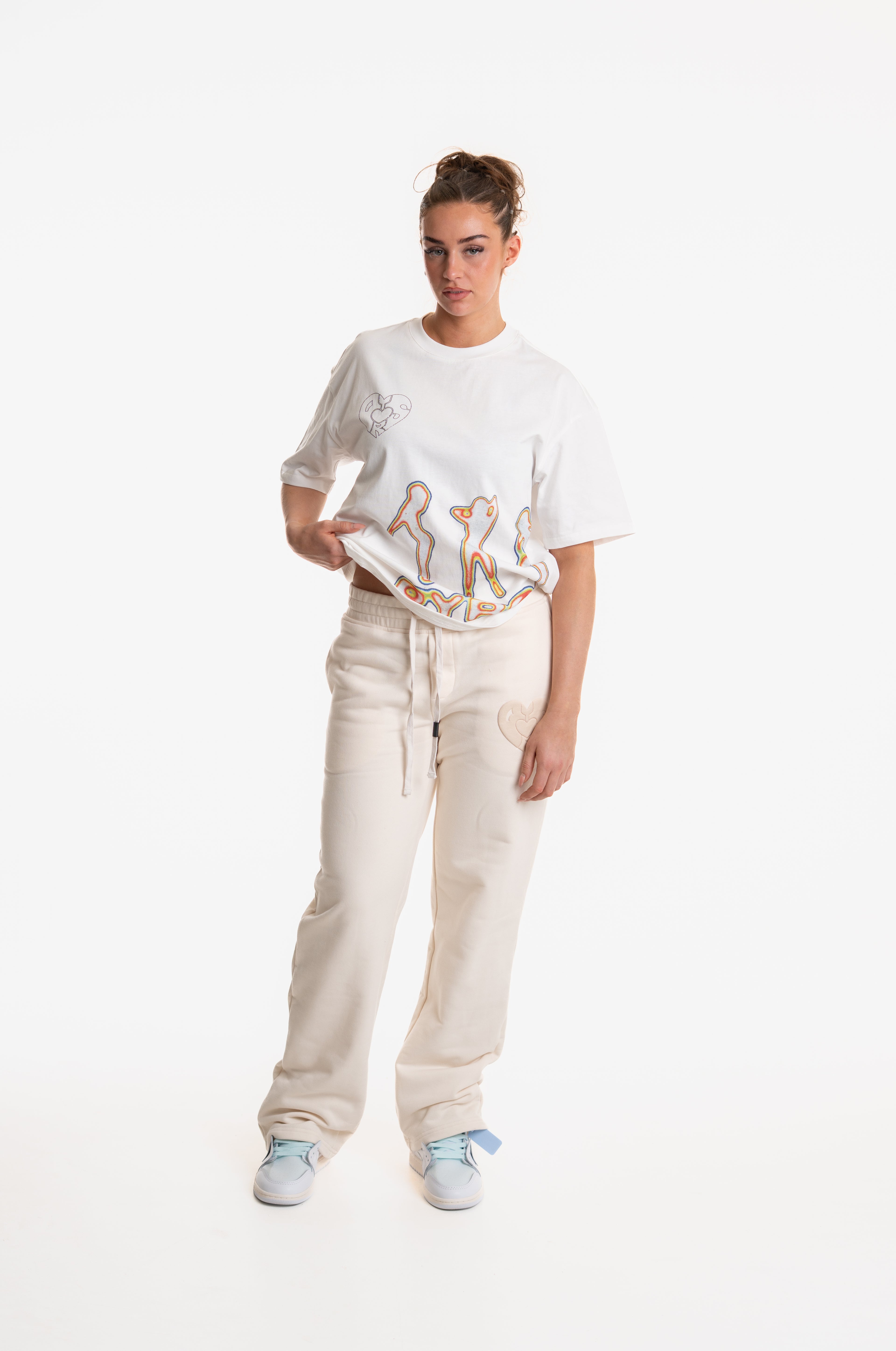 NAUGHTY GIRL T-SHIRT OFF WHITE