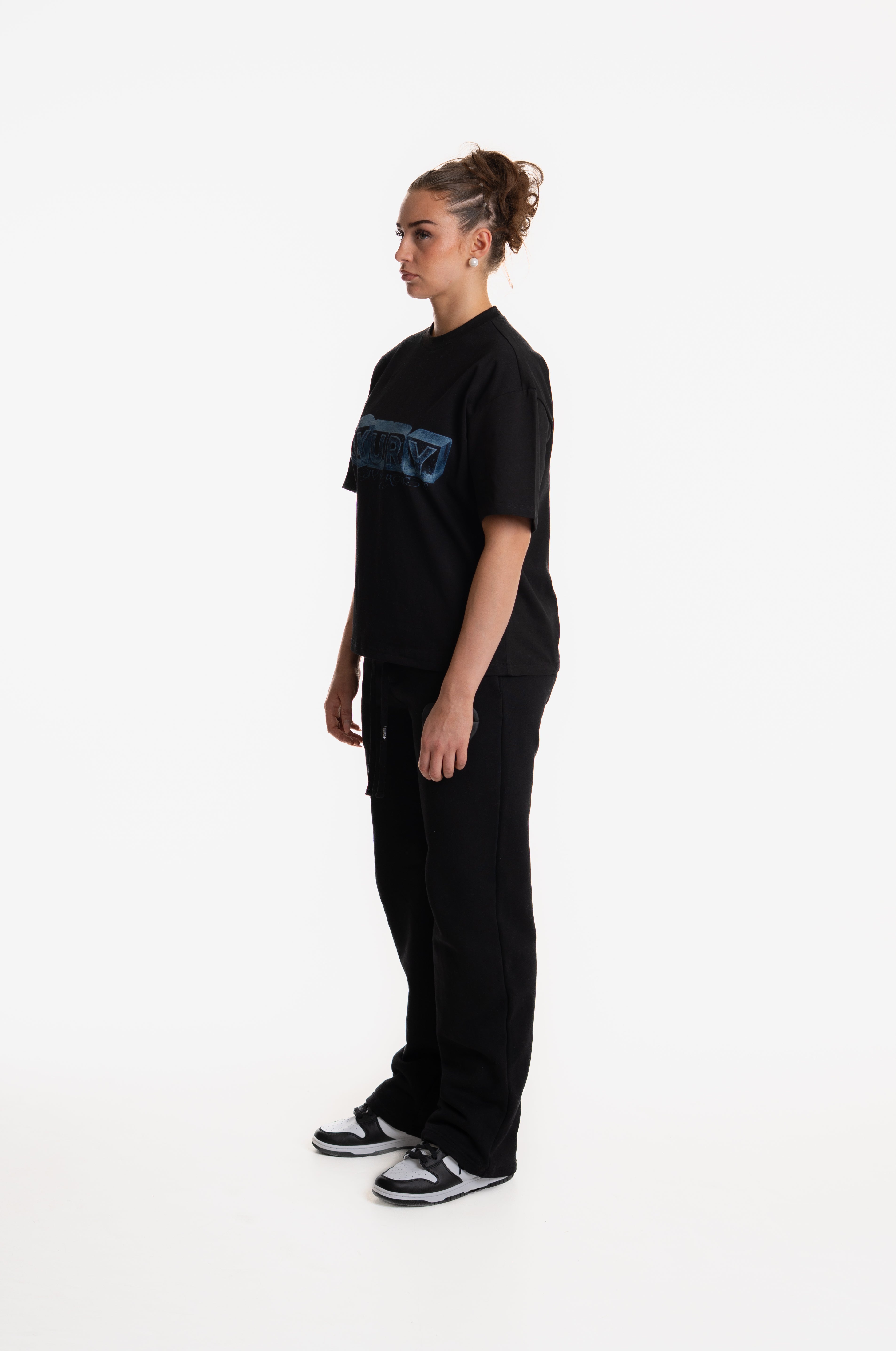 LUXURY PRINTED T-SHIRT BLACK