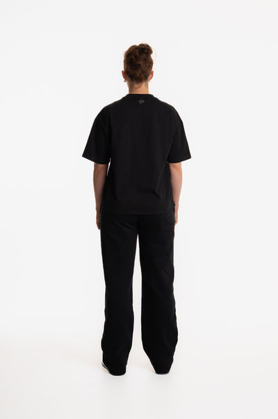 LUXURY PRINTED T-SHIRT BLACK