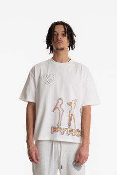 NAUGHTY GIRL T-SHIRT OFF WHITE