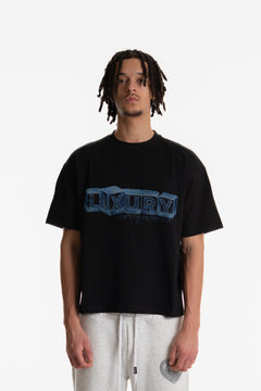LUXURY PRINTED T-SHIRT BLACK