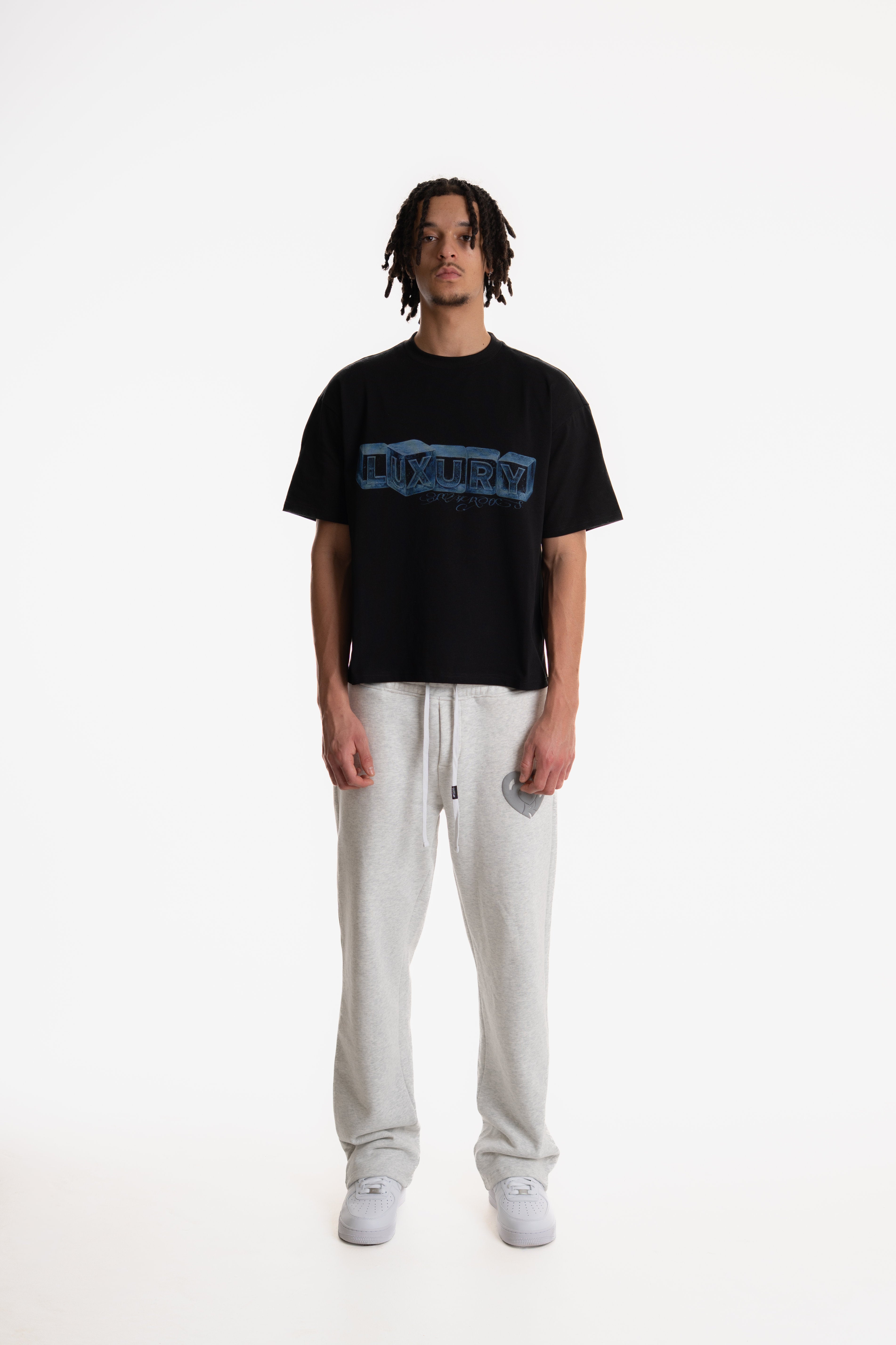 LUXURY PRINTED T-SHIRT BLACK