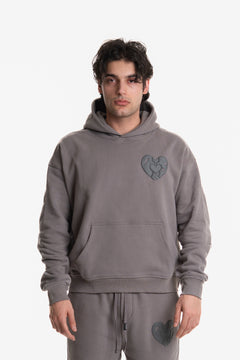 HOODIE DARK GREY