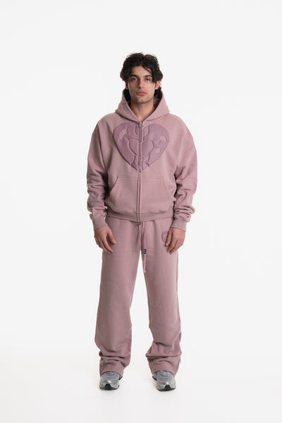 ZIP HEM JOGGER ROSEGOLD