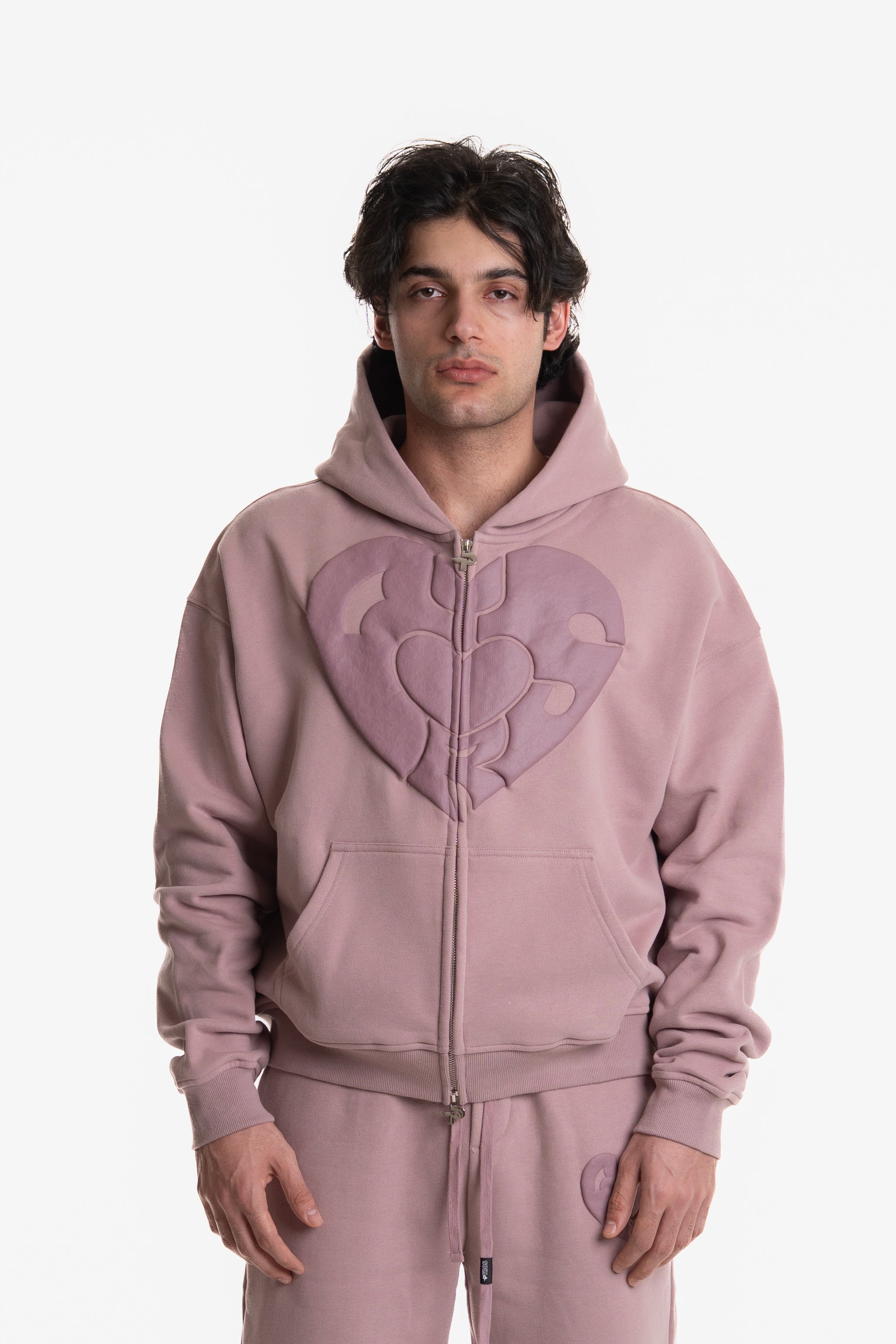 ZIP HOODIE ROSEGOLD