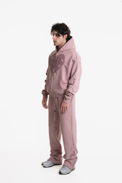 ZIP HEM JOGGER ROSEGOLD