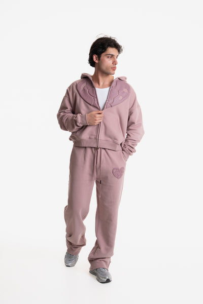ZIP HOODIE ROSEGOLD