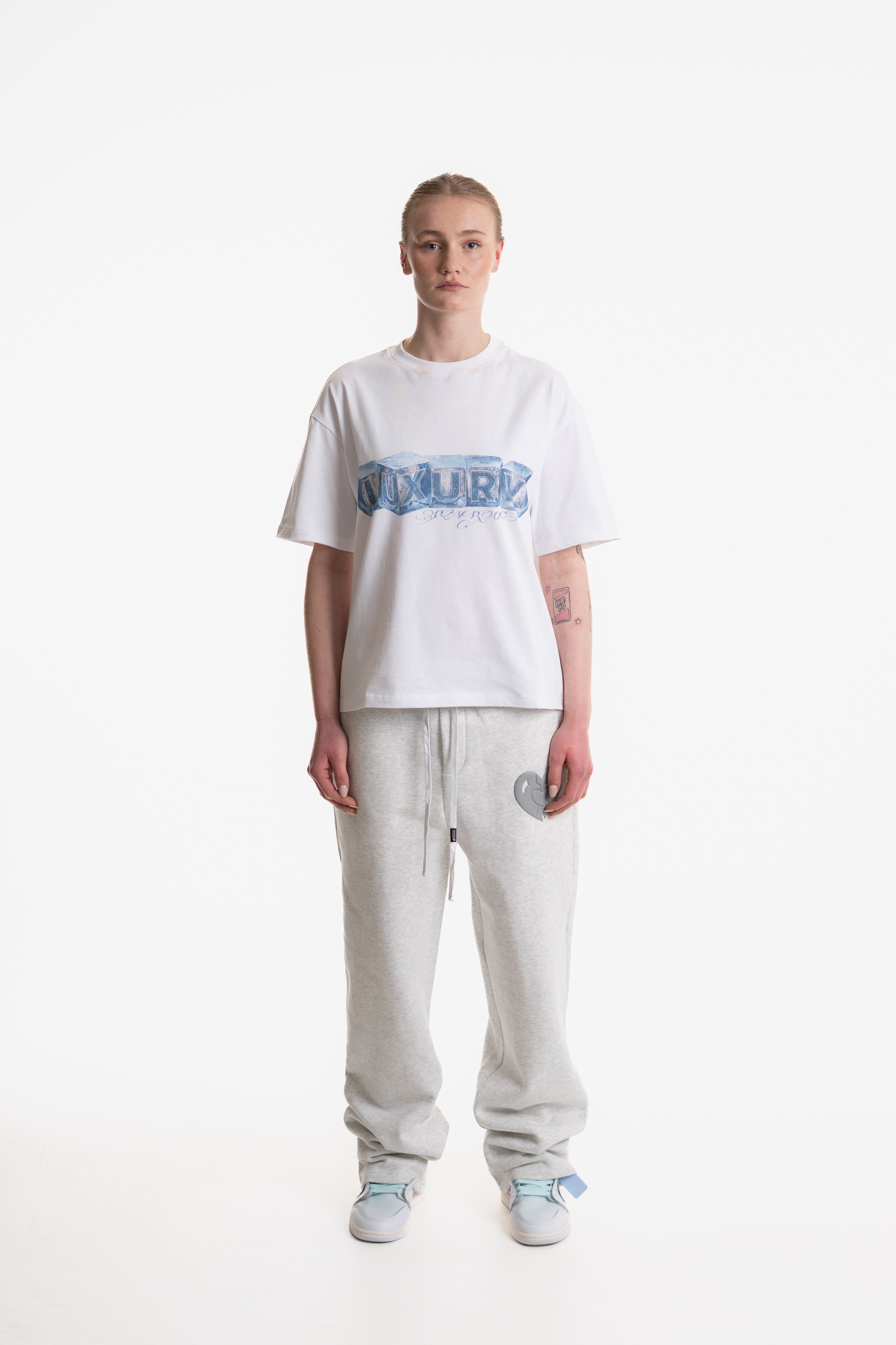 LUXURY PRINTED T-SHIRT WHITE