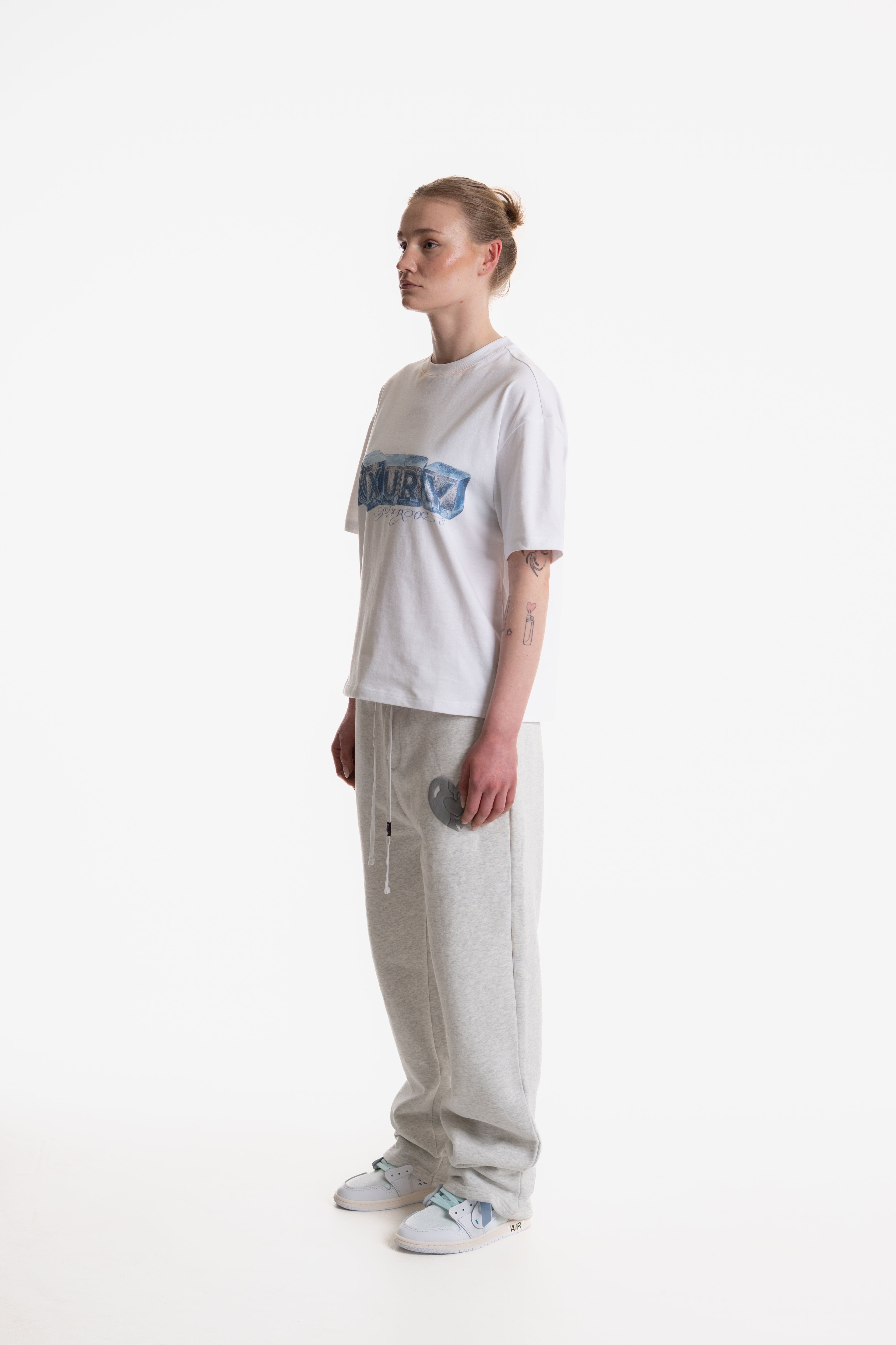 LUXURY PRINTED T-SHIRT WHITE
