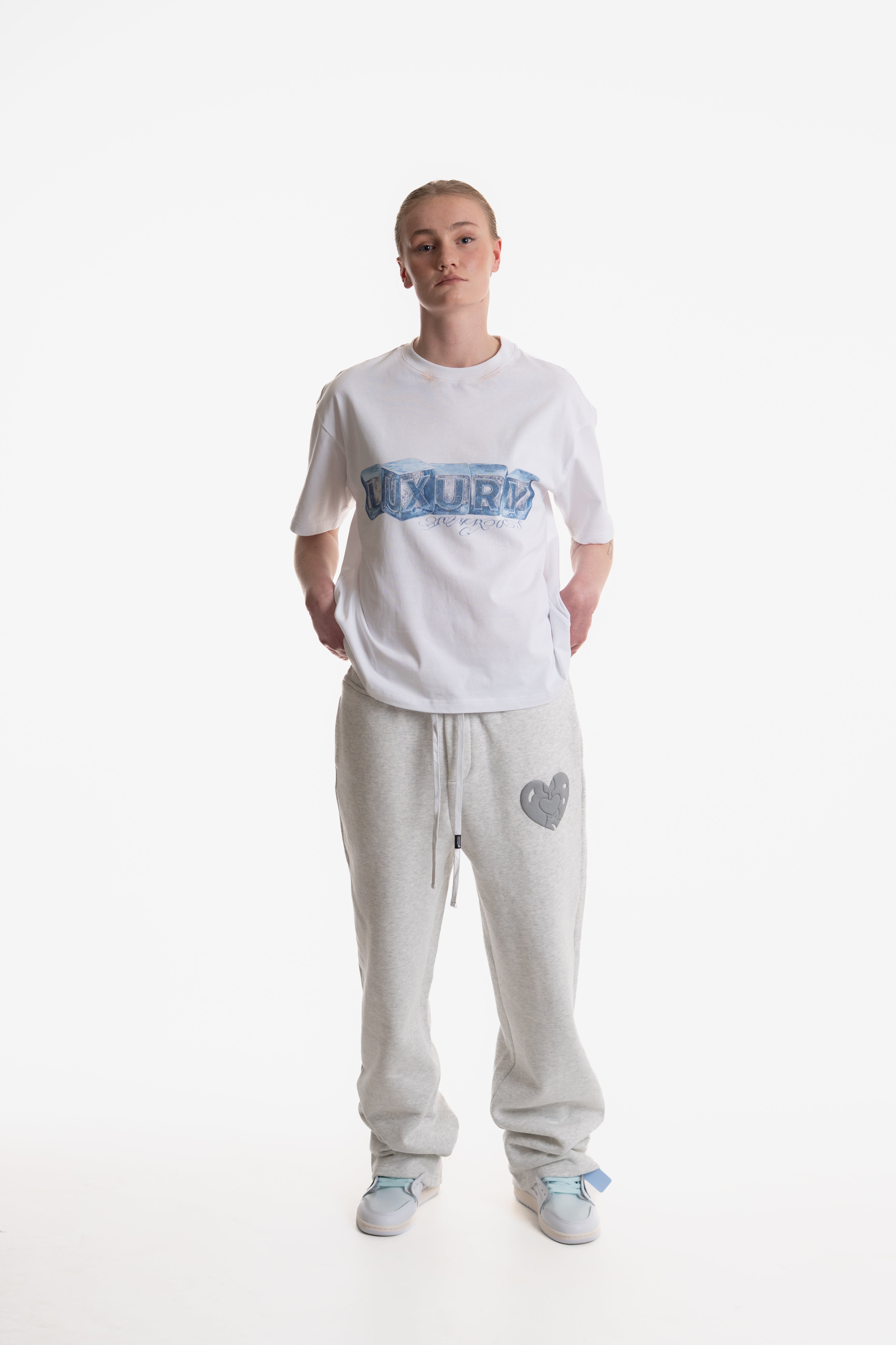 LUXURY PRINTED T-SHIRT WHITE