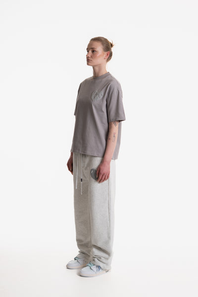 PERSON PRINTED T-SHIRT GREY