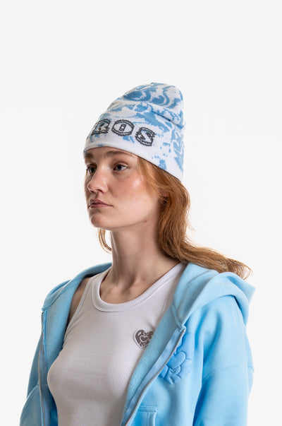 BEANIE ICE BLUE