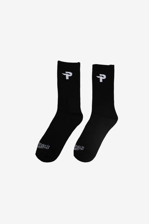 TENNIS SOCKS P LOGO BLACK