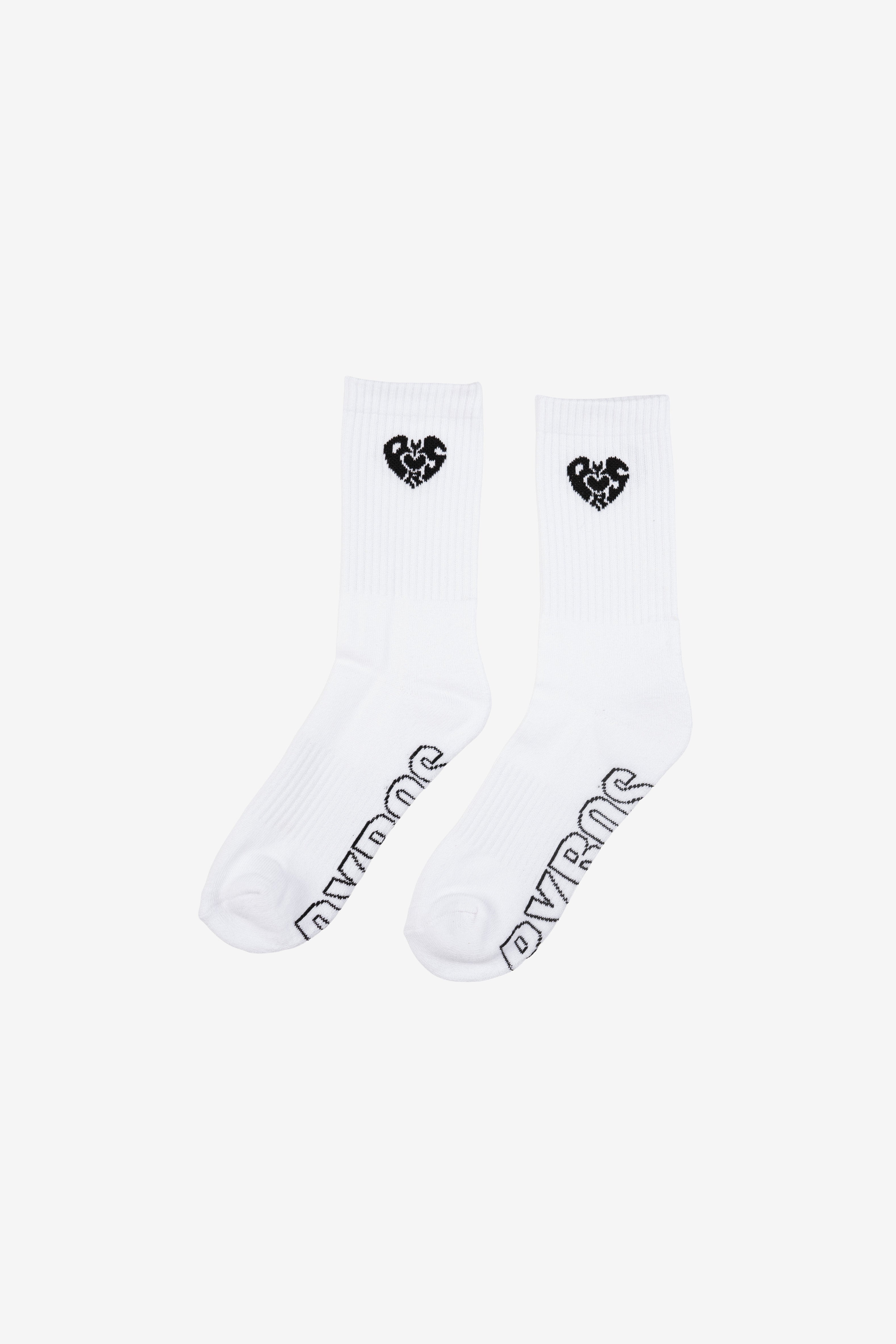 TENNIS SOCKS PYROS LOGO WHITE