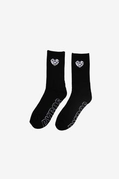 TENNIS SOCKS PYROS LOGO BLACK
