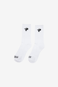 TENNIS SOCKS P LOGO WHITE